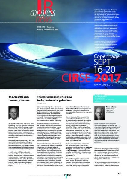 CIRSE 2016 - Tuesday