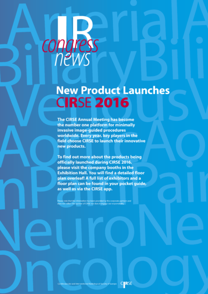 CIRSE 2016 - Product Launches