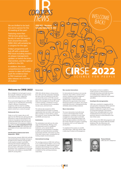 CIRSE 2022 - Saturday